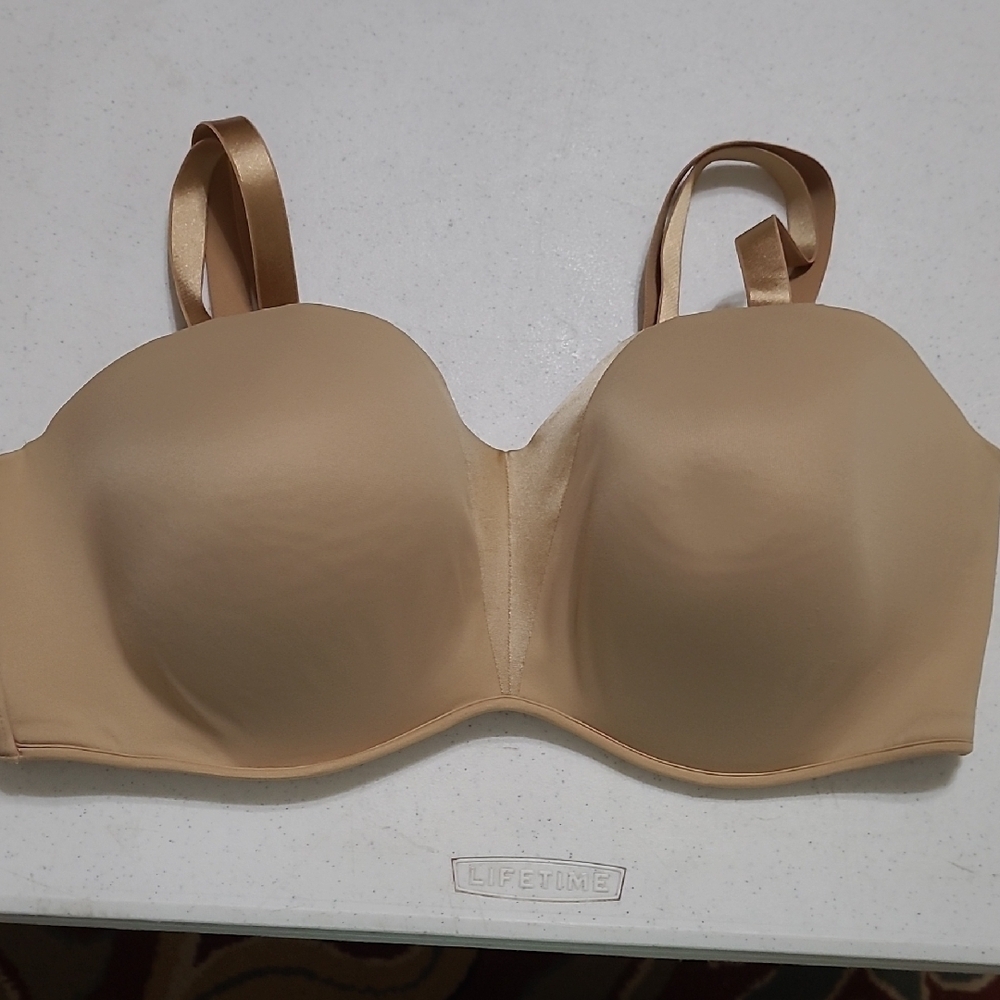 Soma Tan Stunning Starlet Strapless Underwire Bra size 42DD